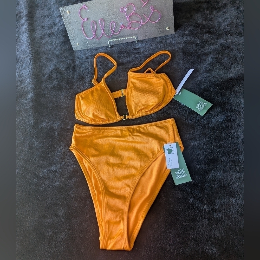 NWT Wild Fable Orange Bikini XS